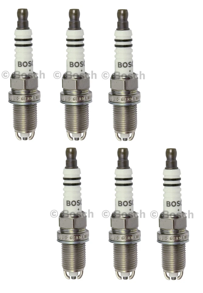 Juego de 6 bujías pre-apagadas Bosch FLR8LDCU para BMW E46 E39 VW Jetta Saab 900 Foto 1 de 1