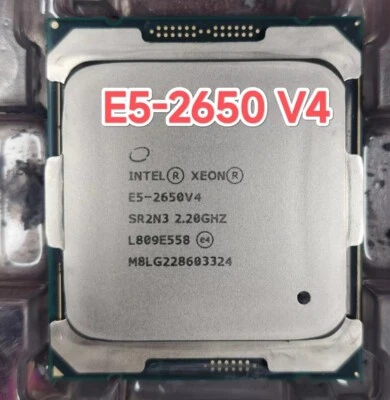 Intel Xeon E5-2650 V4 SR2N3 2.20GHz 12-Core 30M LGA 2011-3 Server Processor 105W - Image 1 of 4
