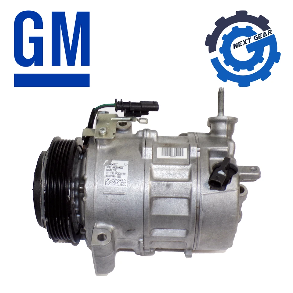 OEM GM A/C Compressor 2017-2023  Chevrolet Malibu 1.5L 84364332 - Image 1 of 4