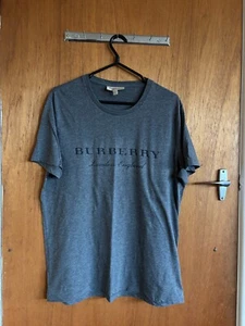 Men's Burberry Grey T Shirt Men's XL - Picture 1 of 4