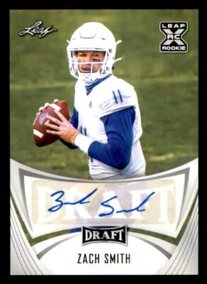 2021 Leaf Draft AUTO #BAZS1 Zach Smith (ref 225424) - Image 1 of 2
