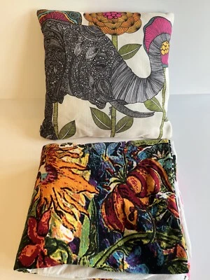 Funda nórdica Aeropestol reina elefante trompa flores colmillos mandala estampado animal Foto 1 de 4