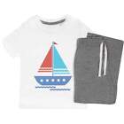 'Sailing Boat' Kids Nightwear / Pyjama Set (Kp038415)