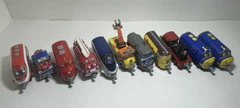 CHUGGINGTON Tomy Mixed Lot of 11 Trains 10 Different Plus 2 Brewsters Cover