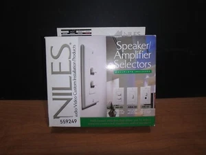 INTERRUPTOR A/B NILES ABA-1D WHT PARA AMP/SPKR - Imagen 1 de 4