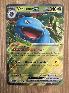 Pokemon TCG Venusaur ex 003/165 Double Rare - Scarlet & Violet 151 - NM - Bild 1 von 2