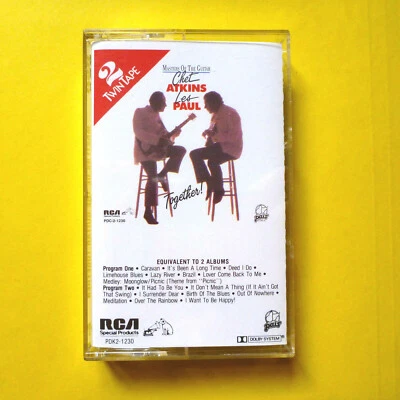 CHET ATKINS & LES PAUL Masters of the Guitar Together CASSETTE - Image 1 of 4