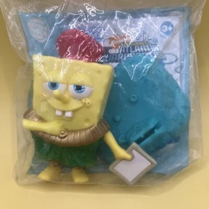 Spongebob Atlantis Squarepantis-Actionfigur 2007 Burger King Spielzeug - Bild 1 von 2