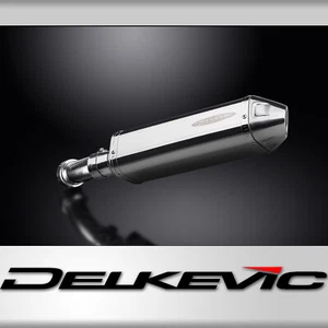 BMW R Nine T 2014-19 Delkevic Slip On 13" Tri-Oval Kit de silenciador de escape de acero inoxidable - Imagen 1 de 5