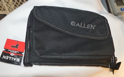 ALLEN AUTO FIT HANDGUN CASE 7743A BLACK 9.5 INCH LONG AND 7.25 WIDE - Image 1 of 4