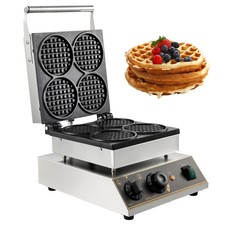 New listing
Commercial Electric Mini Round Waffle Maker Baker 0~5 mins 1750W Foot Pads