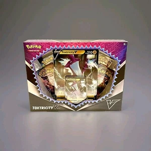 Pokemon TCG Toxtricity V Box  4 Booster Packs Oversize Foil Card MINT. - Picture 1 of 8