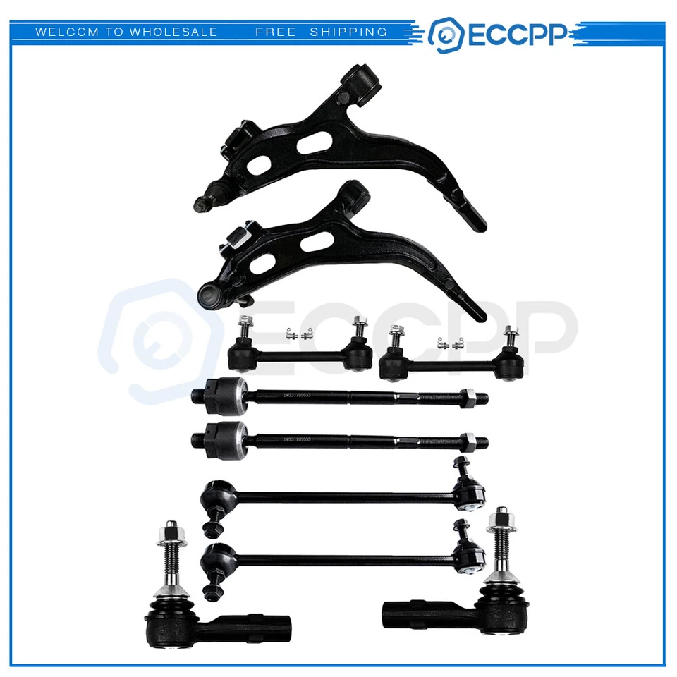 Kit completo de suspensión delantera y trasera nuevo Ford Freestyle 2005 2006 2007 10 un. Foto 1 de 4