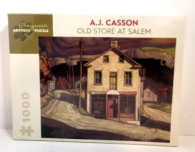 A.j. Casson Old Store at Salem 1000 Pc Puzzle Pomegranate ArtPiece 25 x 20 New - Image 1 of 4