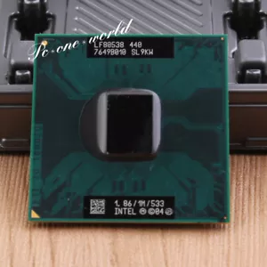 100% OK SL9KW Intel Celeron M 440 1.86GHz Processor Socket M CPU 533 MHz - Picture 1 of 1
