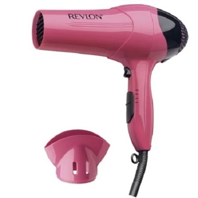 Secador de pelo iónico Revlon RV474, rosa, 1875 vatios CON concentrador Foto 1 de 4