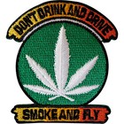 Cannabis Patch Embroidered Iron / Sew On Marijuana Biker Motorcycle Cloth Badge