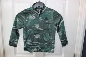 Boys Adidas Green Jacket 4T - Picture 1 of 6