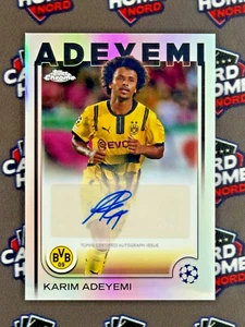 2024-25 TOPPS Cromo UCC - Karim Adeyemi Autógrafo Topps Automático CA-KA - Imagen 1 de 2