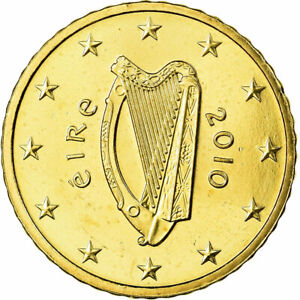 [#699071] IRELAND REPUBLIC, 50 Euro Cent, 2010, FDC, Laiton, KM:49