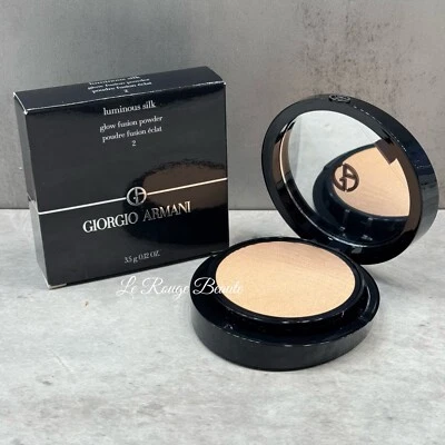 Giorgio Armani Luminious Silk Foundation Glow Fusion Powder -  Shade 2 New - Image 1 of 3
