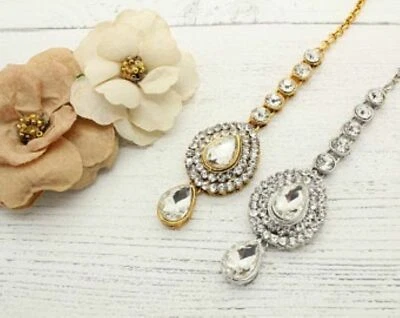 Позолоченное дизайнерское украшение на лоб Matha Patti Maang Tikka - Изображение 1 из 4