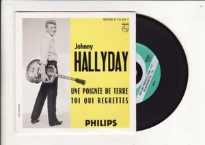 CD SINGLE -JOHNNY HALLYDAY-UNE POIGNEE DE TERRE-PHILIPS 372906-FRENCH - Foto 1 di 1