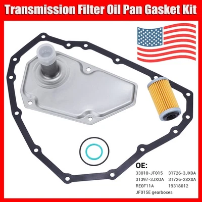 Kit de junta de cárter de filtro de aceite de transmisión 33010-JF015 para Nissan Sentra Versa 12-19 Foto 1 de 4