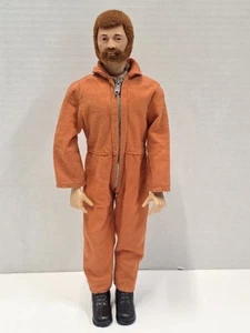 Tuta arancione Hasbro GI Joe 1964 rossa floccata vita come capelli e barba - Foto 1 di 10