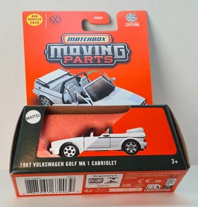 Matchbox 2025 Moving Parts 2024 White VW Golf MK 1 Cabriolet Sealed - Picture 1 of 7
