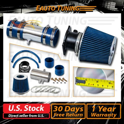 Kit de admisión de aire Ram corta + filtro AZUL para 98-02 Cougar / Mystique 2,5 L V6 Foto 1 de 4