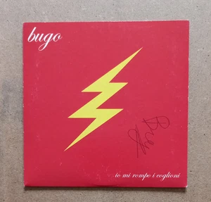 Cd Single Card Sleeve BUGO Io mi rompo i coglioni 2002 Eu PROMO AUTOGRAFATO - Picture 1 of 4