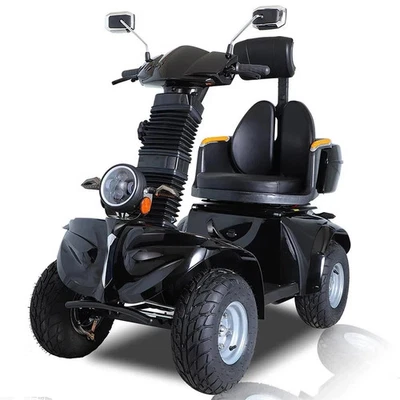 4-Wheel 1000W All-Terrain Electric Powered Mobility Scooter Heavy Duty Scooter - Image 1 of 4