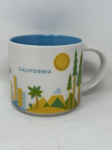 Starbucks You Are Here California 14 oz Becher Blue Interior 2013 - Bild 1 von 6