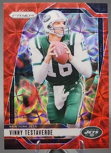 Vinny Testaverde /20 2024 Panini Prizm Choice Red ScopeNew York Jets SSP - Picture 1 of 2