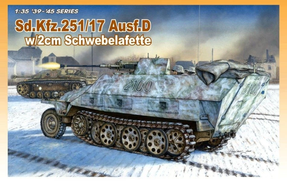 DRAGON D6292 SD.KFZ.251/17 AUSF.D KIT 1:35 Modellino - Immagine 1 di 1