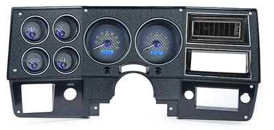 Dakota Digital 1973- 87 Chevy Pickup VHX Instruments Carbon Fiber w/ Blue Light - Image 1 of 4