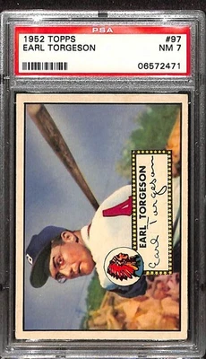 Earl Torgeson 1952 Topps #97 PSA 7 casi nuevo 06572471  Foto 1 de 3