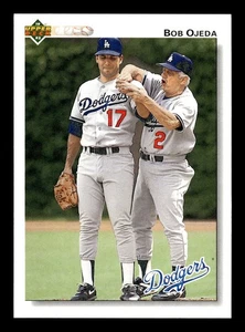 1992 Upper Deck #666 Bob Ojeda/Tommy Lasorda - Picture 1 of 2