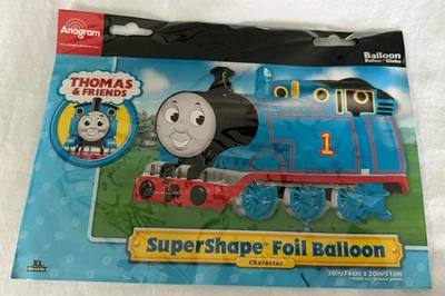Thomas Tank Engine & Friends Foil Party Balloon JUMBO 30" XL Train Anagram Mylar - image 1 of 4