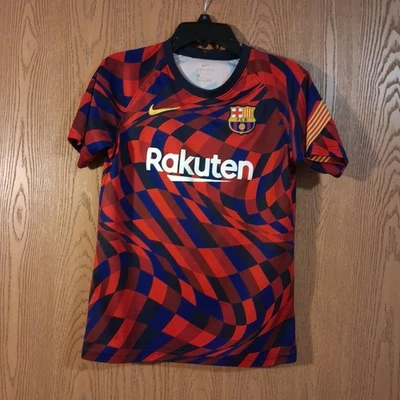 FCB Rakuten Nike Soccer Jersey Youth Large - Image 1 of 4