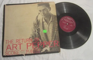 ART PEPPER LP -- Score # SLP-4032 -- The Return of Art Pepper -- Mono, 1958 - Bild 1 von 2