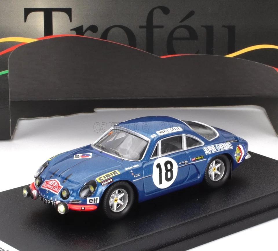 1/43 TROFEU - RENAULT - ALPINE A110 1300 N 18 3rd RALLY MONTECARLO TRFRRFR088 - Immagine 1 di 1