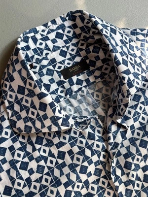 Barba Napoli Cotton Lyocell Shirt Size 40 / 15.75   bs77 - Image 1 of 4