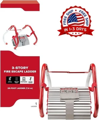 Escalera De Escape De Emergencia Escalera Contra Incendios Escalera De Seguridad Foto 1 de 4