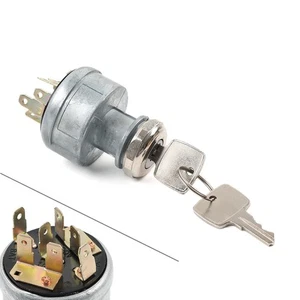 AT195301 Ignition Switch w/ 2 Keys For John Deere Loader 210C 310C 310E 310G - Picture 1 of 11