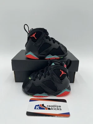 Talla 4C - TD Nike Air Jordan 7 Retro BT Barcelona Noches (304772-007) ¡Usado una vez! Foto 1 de 4