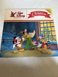 A Walt Disney Christmas Laserdisc LD The Night Before Christmas Mickey Mouse - Imagen 1 de 3