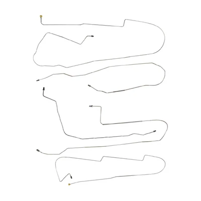 Brake Line Kit Intermediate Tube With ABS 2000-05 Buick Park Avenue OE Steel 5pc - Image 1 of 4