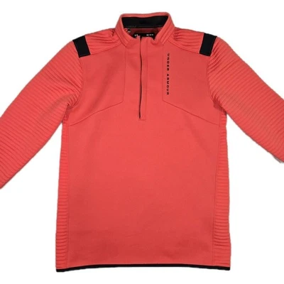 Chaqueta Pullover Under Armour ColdGear Tips Daytona 1/4 Cremallera Para Hombre Mediana Foto 1 de 4